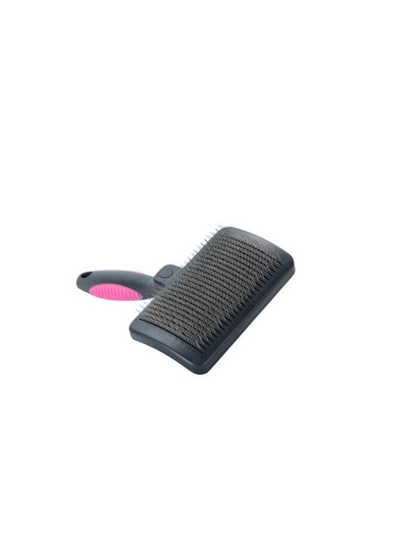KRUUSE BUSTER Self-Cleaning Slicker Brush - Soft Pins, Medium