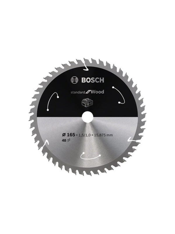 Bosch RUNDSAVKLINGE ACU STD TRÆ 165X16MM 48T