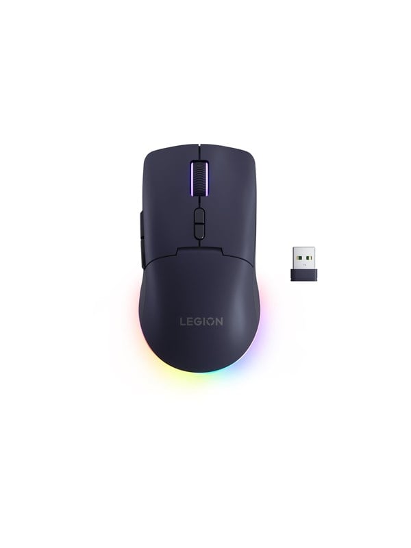 Lenovo Legion M220 Wireless RGB Gaming Mouse (Nebula Purple) - Mus - Optisk - 7 knapper - Lilla
