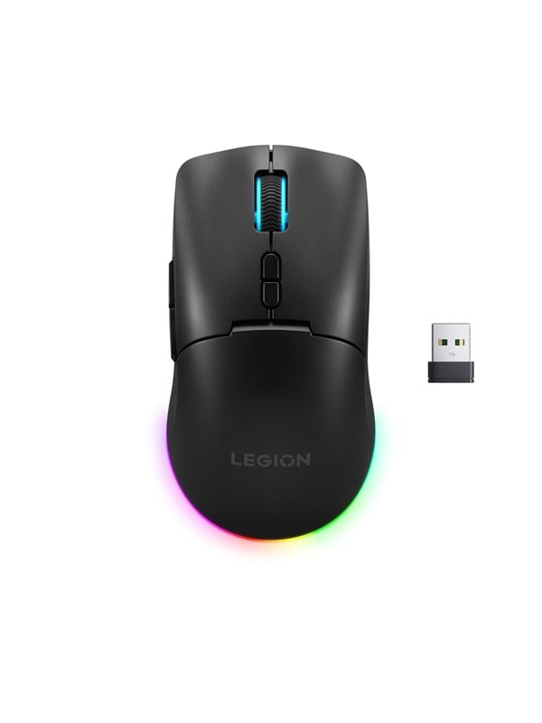 Lenovo Legion M220 Wireless RGB Gaming Mouse (Eclipse Black) - 7 knapper - Sort