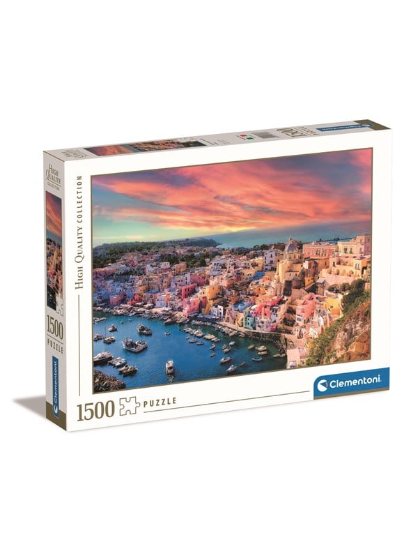 Clementoni Puzzle HQC Picturesque Procida Island 1500 pieces 2D Puslespil