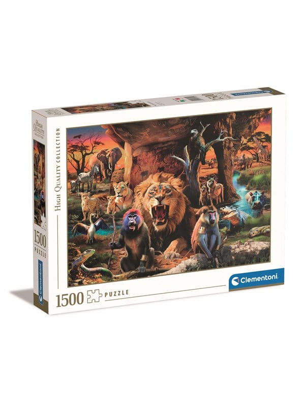 Clementoni Puzzle HQC The Tribal Society 1500 pieces 2D Puslespil