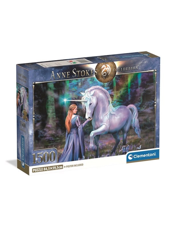 Clementoni Puzzle HQC Anne Stokes Bluebell Wood 1500 pieces 2D Puslespil