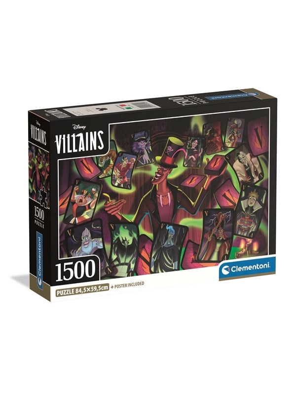 Clementoni Puzzle HQC Disney Villains 1500 pieces 2D Puslespil
