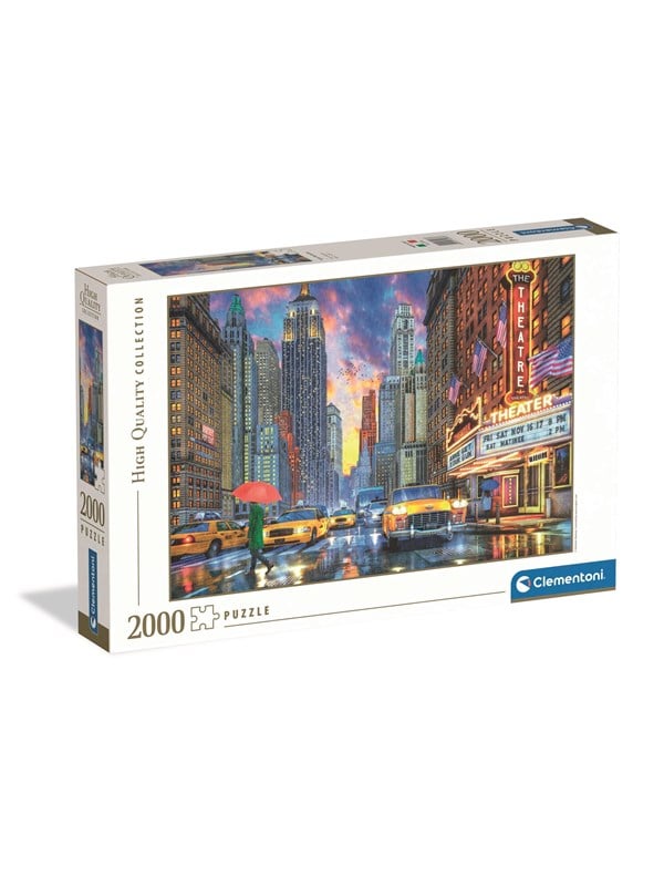 Clementoni Puzzle HQC Rainy Manhattan 2026 2000 pieces 2D Puslespil
