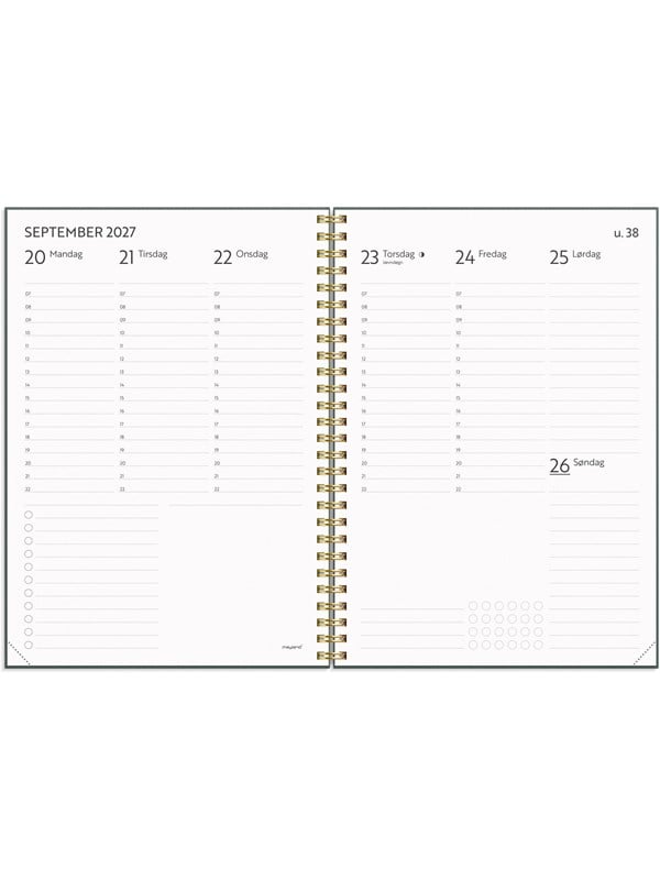 Life planner 2027 do more uge A5 Mayland 14,8 x 21 cm