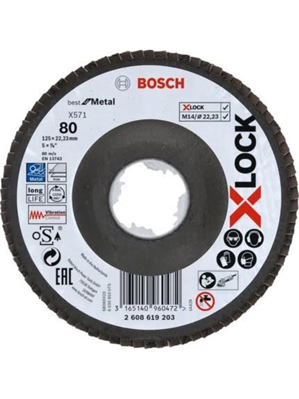 Bosch X-LOCK X571 BEST FOR METAL Grinding Disc