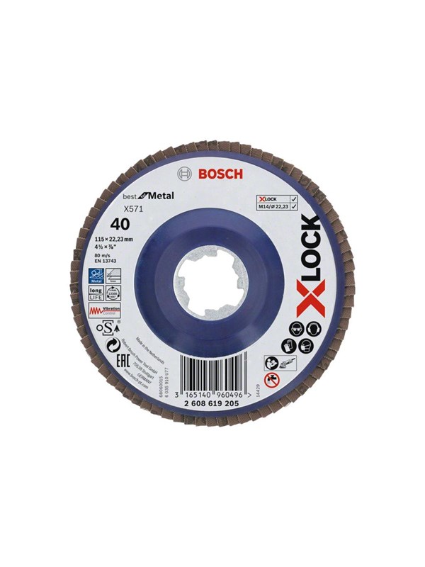 Bosch Best for Metal X571 Flap Disc