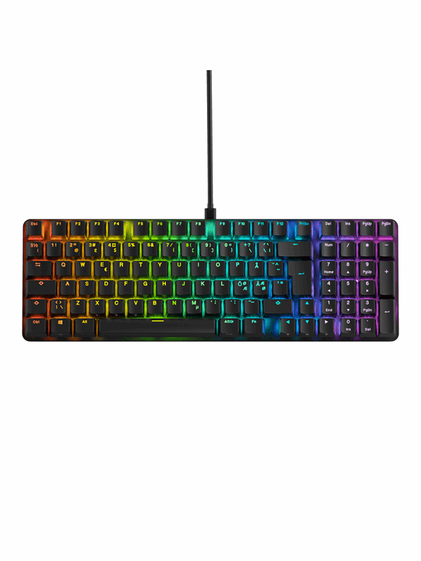 Glorious GMMK Eternal 96% Mechanical Wired - Black - Gaming Tastatur - Nordisk - Sort