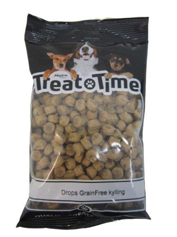 Treat Time Soft-Snack GF Drops Kylling 200g. EU