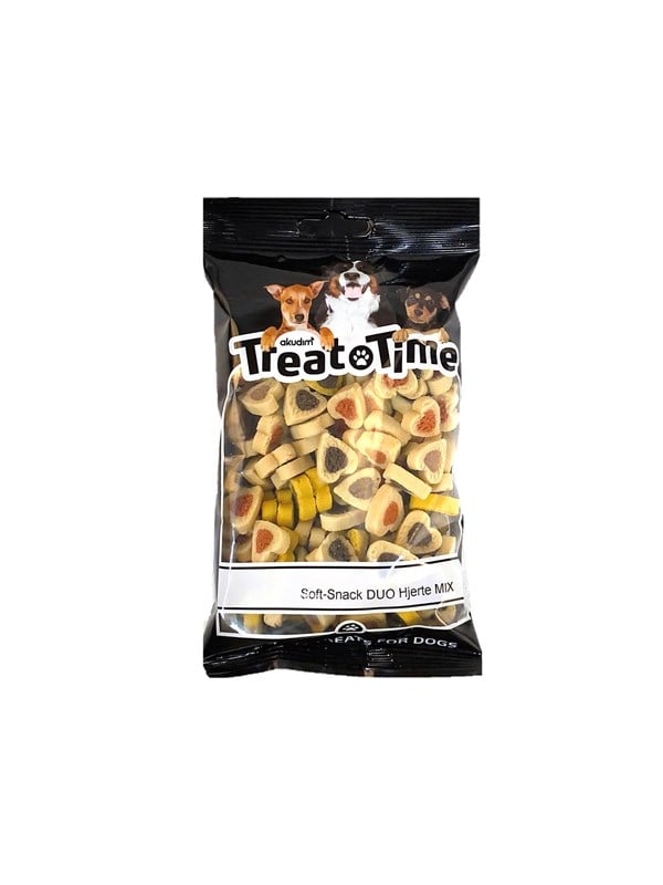 Treat Time Soft-Snack DUO Hjerte MIX 200 g. EU