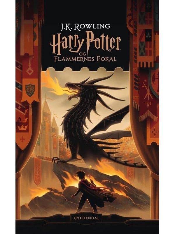 Harry Potter 4 - Harry Potter Og Flammernes Pokal - J. K. Rowling - Bog - Gyldendal