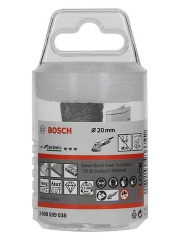 Bosch Best for Ceramic DRYspeed Milling Cutter Bit 20 mm