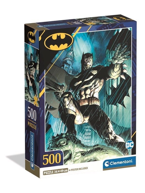 Clementoni Puzzle Batman Compact Box 500 pieces 2D Puslespil