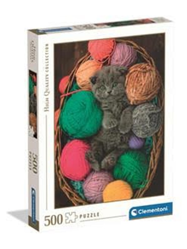 Clementoni Puzzle HQC Fluffy Kitten 2026 500 pieces 2D Puslespil