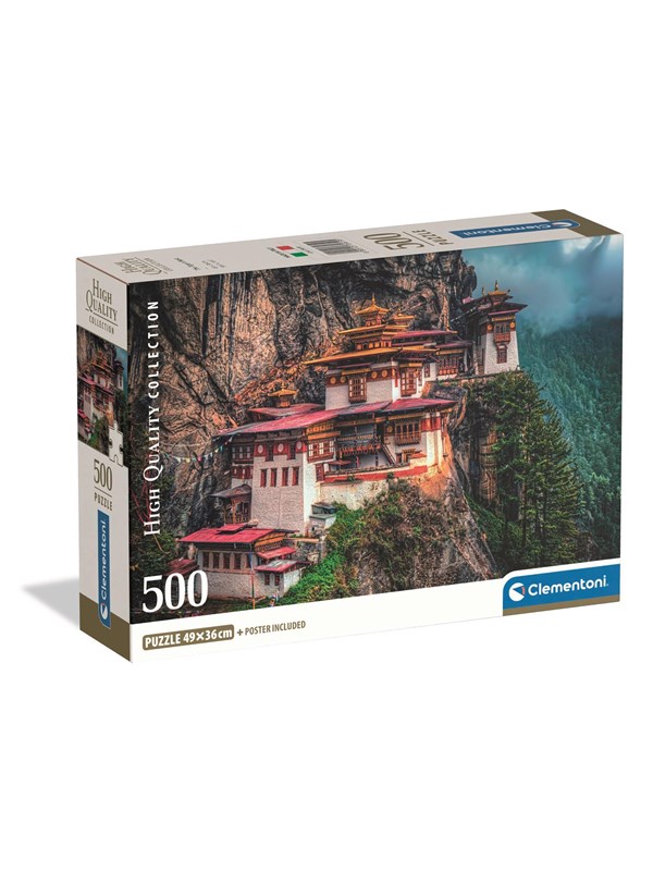 Clementoni Puzzle HQC The Tiger's Nest 2026 - Compact 500 pieces 2D Puslespil