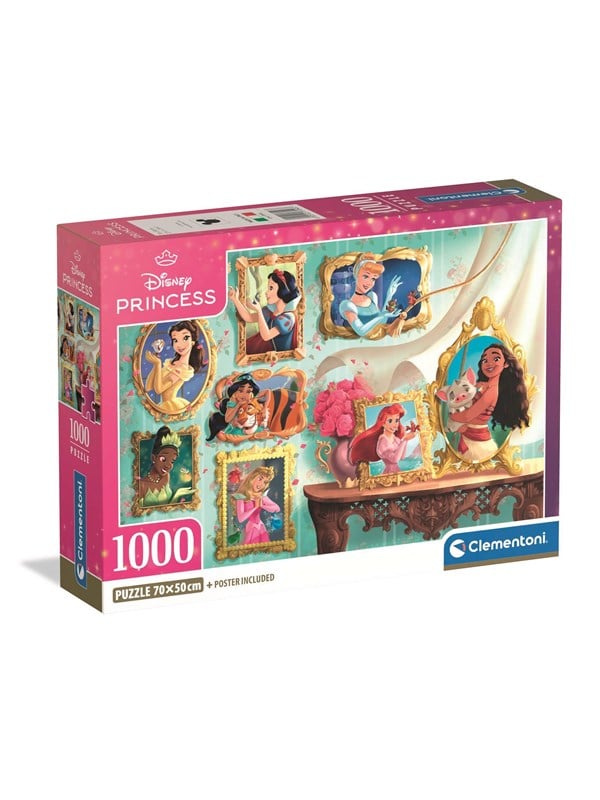 Clementoni Puzzle HQC Disney Princess 1000 pieces 2D Puslespil