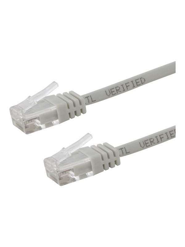 Deltaco patch cable - 1 m - grey - Grå