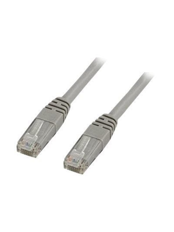 X-Shield - Patchkabel - RJ-45 (han) til RJ-45 (han) - 10 m - UTP - CAT 6 - halogenfri, formet - grå
