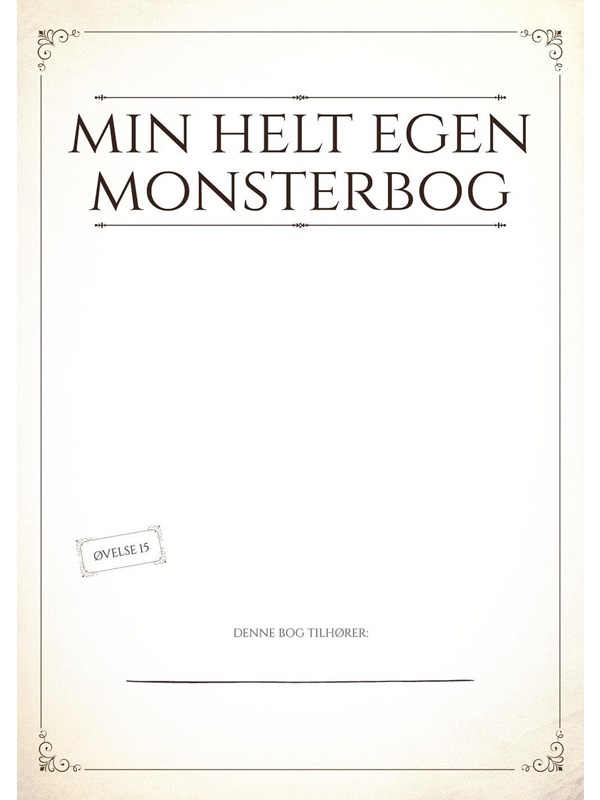 Min helt egen monsterbog - Krop & Sind - Hæftet
