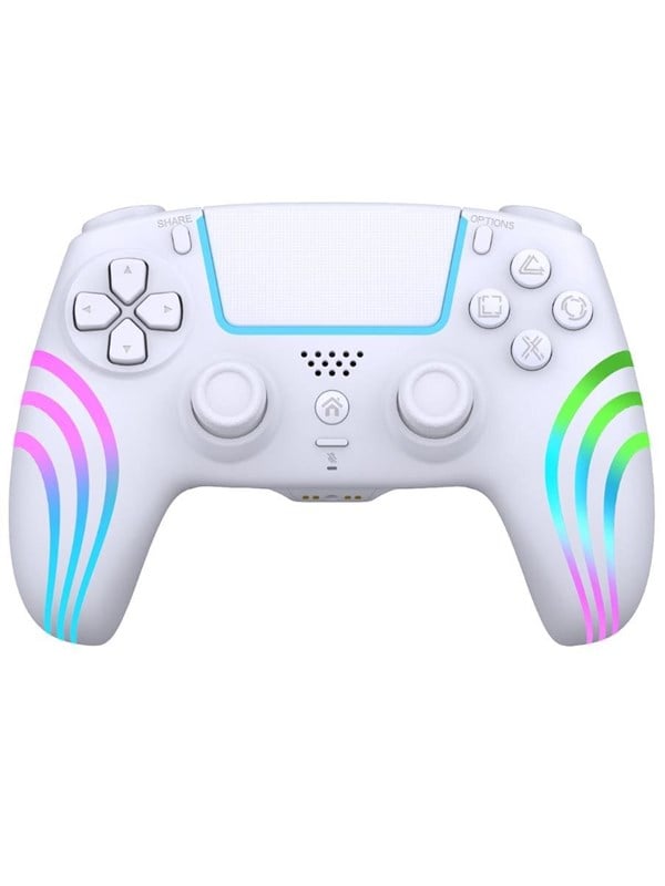 Deep Explorer Wave - White - Wireless Controller - Sony PlayStation 4