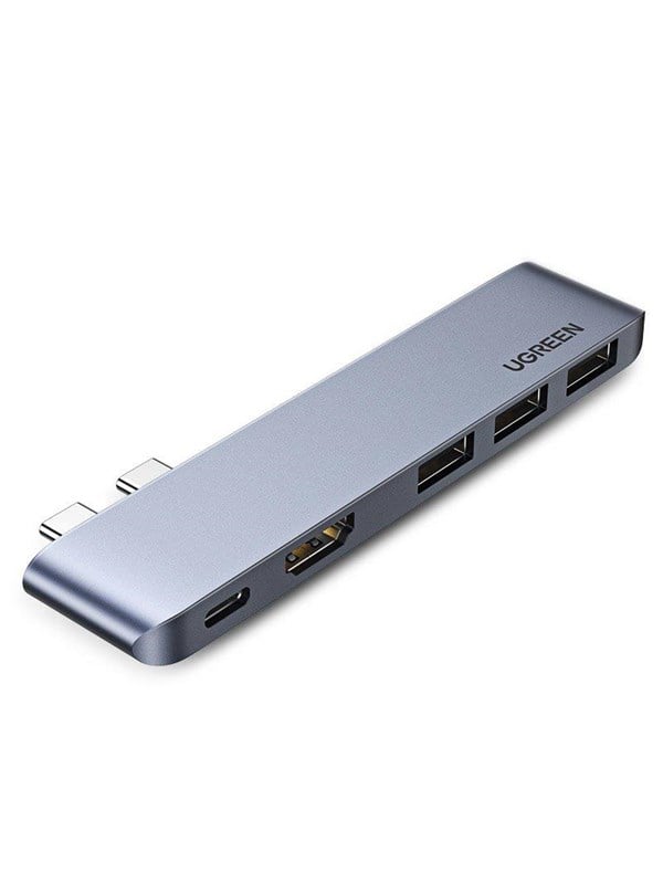 Ugreen 60559 dockingstation USB 3.2 Gen 1 (3.1 Gen 1) Type-C Sølv