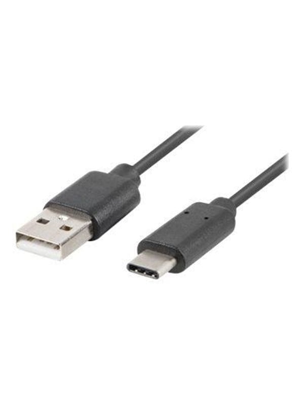 USB-kabel Lanberg CA-USBO-31CU-0018-BK USB-C til USB-A 1,8 m - sort