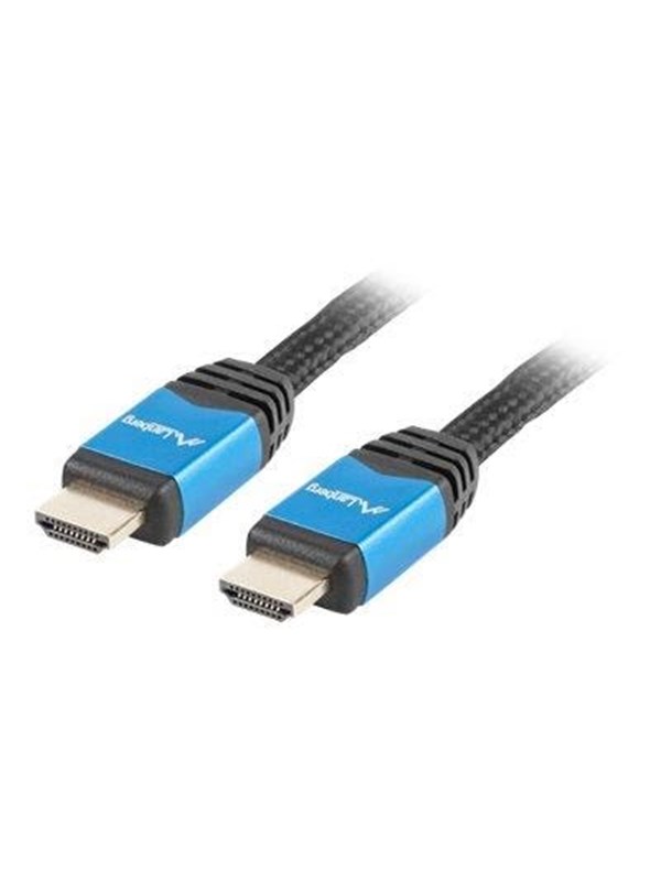 Lanberg CA-HDMI-20CU-0018-BL HDMI-kabel 1,8 m HDMI Type A han til han - sort