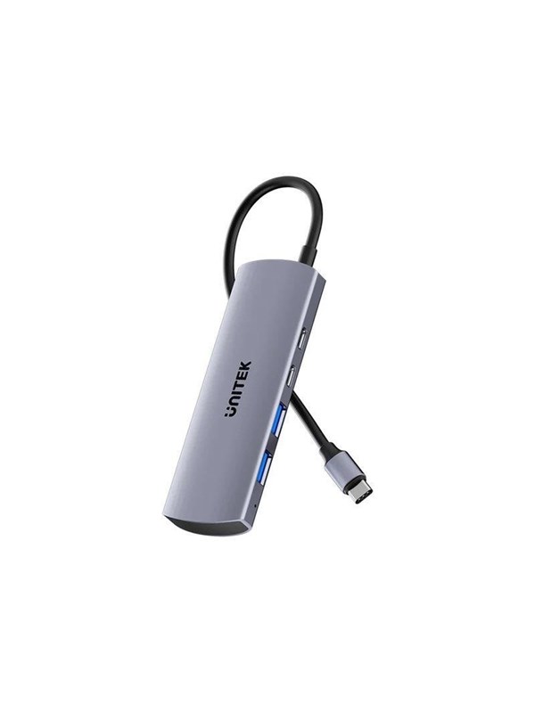 Unitek uHUB Q4 - hub - 4-in-1 10Gbps - 4 ports USB hub - 4 ports - Grå