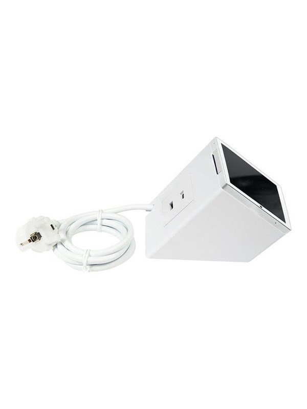 Shelly USB lader til Wall Display stand, hvid