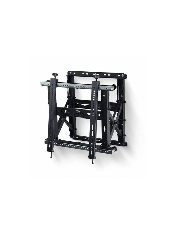 StarTech.com Startech mounting kit - kickstand style - for flat panel - landscape/portrait six-point adjustments up to 70 kg - black - Maks 70 kg - Maks størrelse 70"