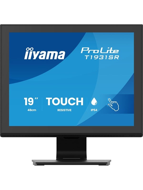 19i LCD Resistive Touch Screen 1280 x 1024 IPS panel LED Bl. SpeakersVGA HDMI DisplayPort 195 cd/m 1000:1 14ms USB Interface Built- In PowerAdapter