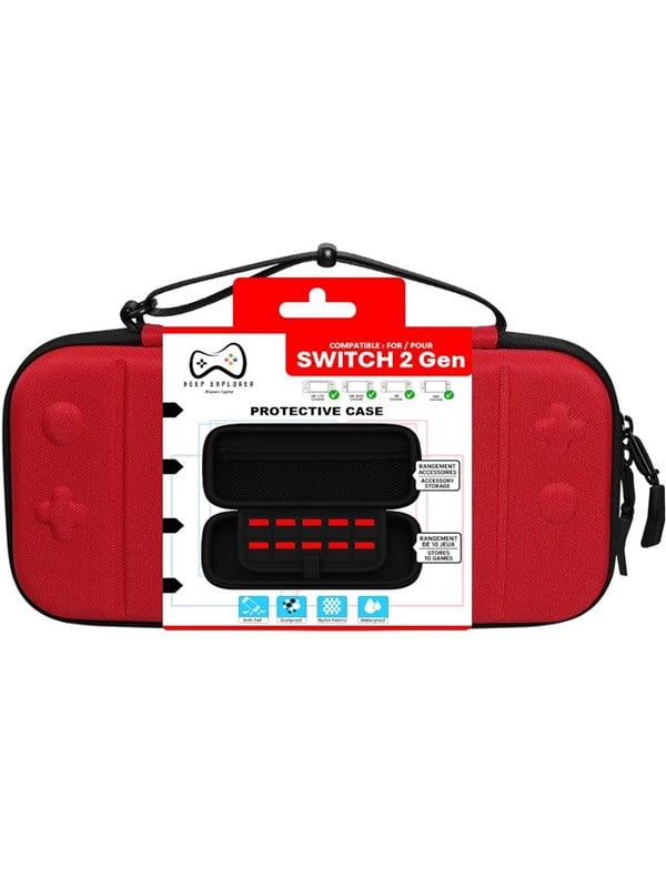 Deep Explorer Protective Case Red - Taske - Nintendo Switch 2