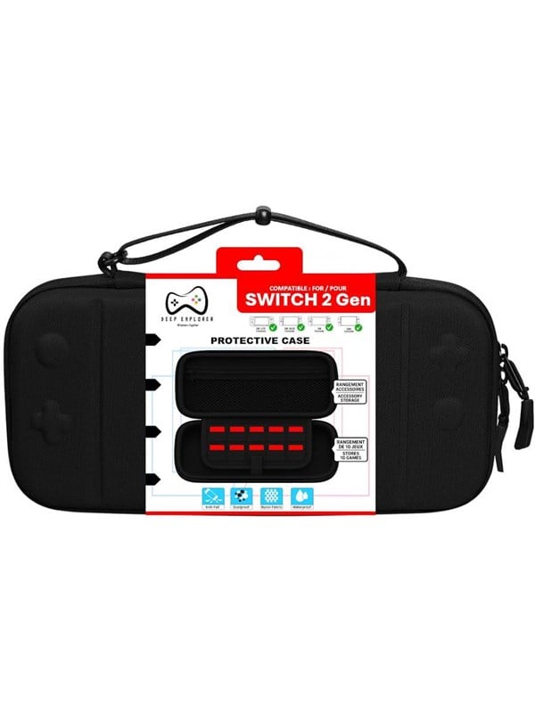 Deep Explorer Protective Case Black - Taske - Nintendo Switch 2