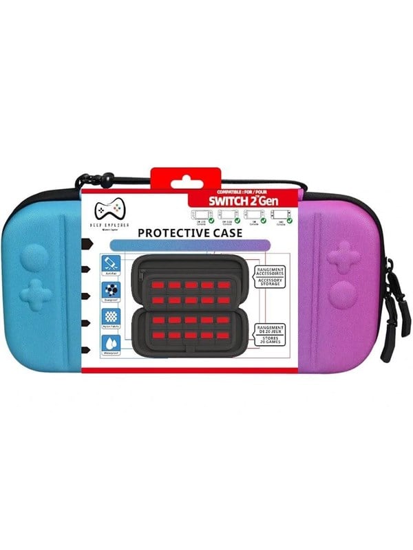 Deep Explorer Protective Case - Blue/Pink - Taske - Nintendo Switch 2