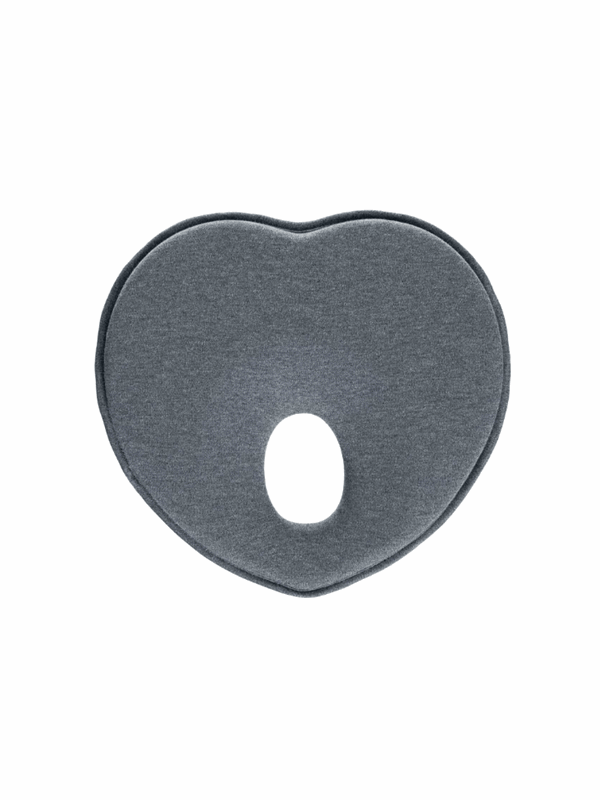 Fresh Kid Baby Headrest Cushion Heart grey