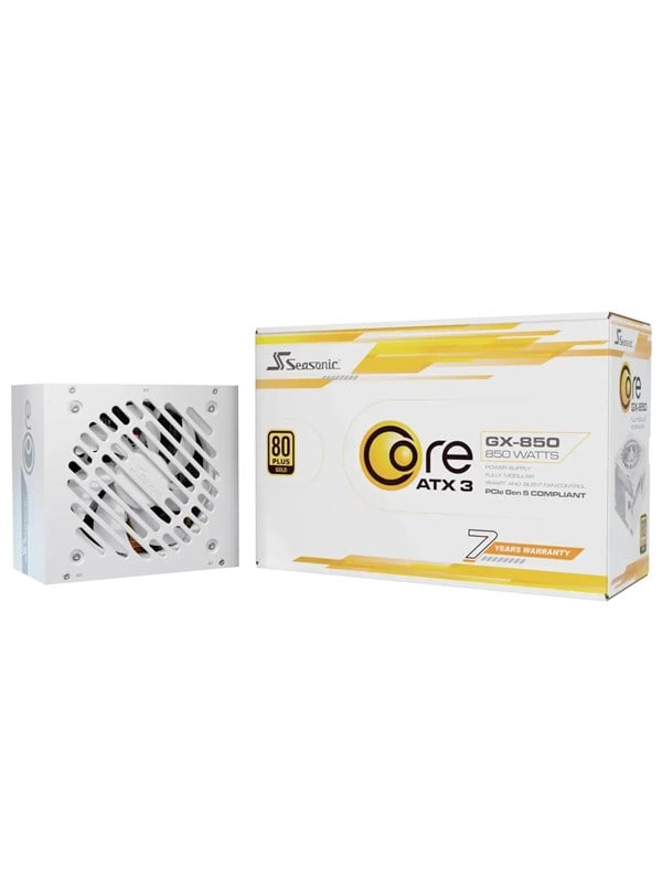 Seasonic CORE GX-850 Strømforsyning - 850 Watt - ATX 3.1 - 80 Plus Gold certified