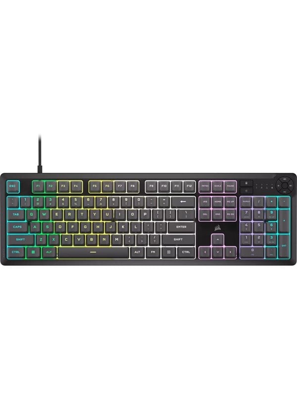 Corsair K55 CORE RGB - Gaming Tastatur - Amerikansk engelsk - Grå