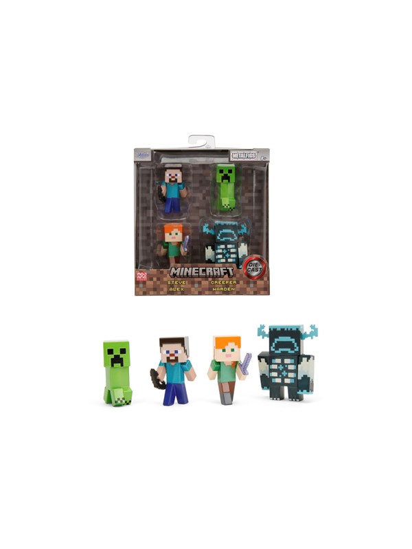 Jada Toys - Minecraft 4-pak 2.5" figurer