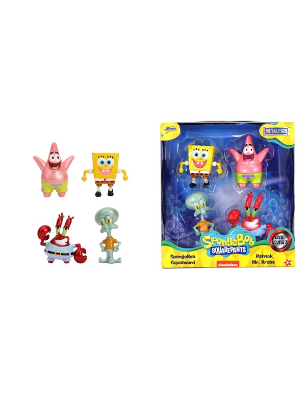 Jada Toys - Sponge Bob 4-pak figurer 2.5"