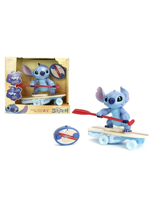 Jada Toys Disney Stitch Radiostyret Surfbræt med Stuntfunktioner - 25cm, 3+år