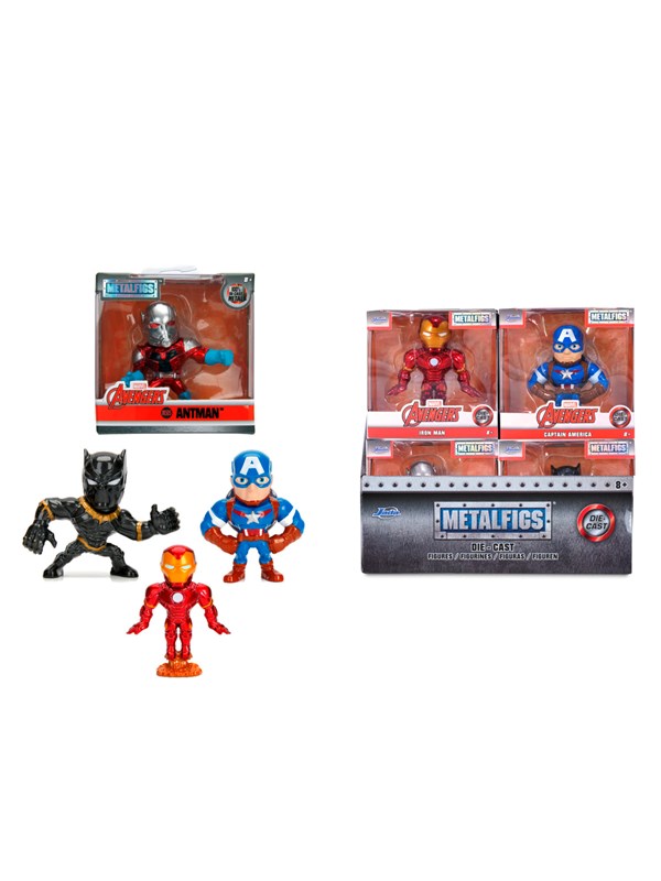 Jada Toys - Avengers enkeltpakke figurer, 2.5", 4-sort.