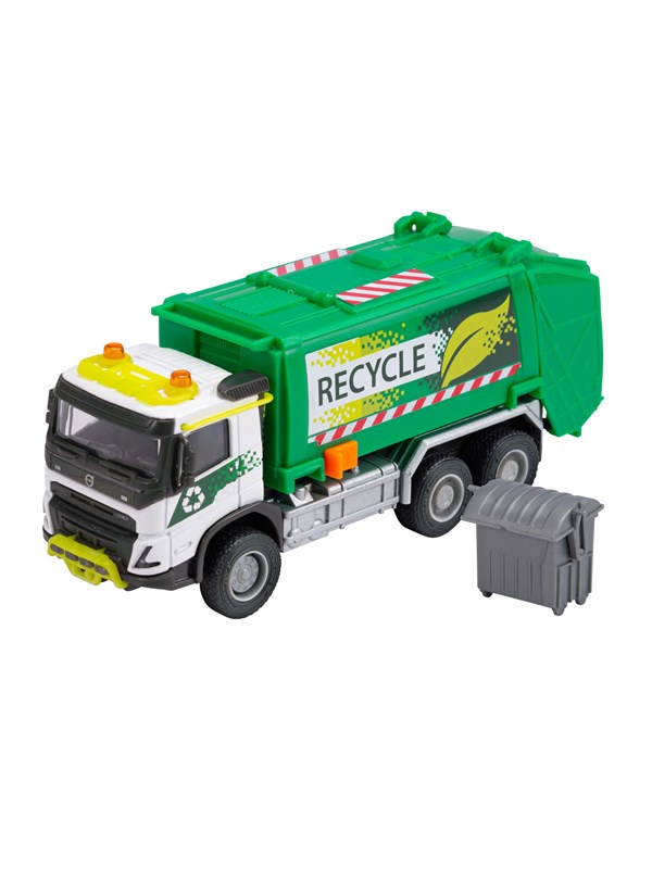 Majorette Volvo FMX Truck Garbage Collector færdig model byggekøretøj (8503743001)