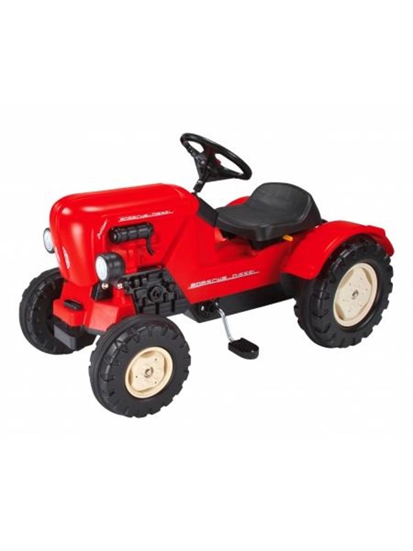 BIG Porsche Diesel Junior, 3 År, Sort, Rød