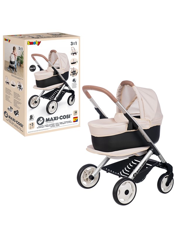Smoby Maxi-Cosi 3-i-1 Dukkevogn - Til Dukker op til 42cm, 3+år