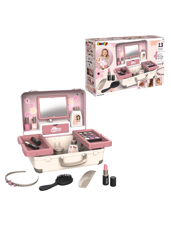 Smoby My Beauty Kosmetikkuffert med 13 Tilbehørsdele - 3+år