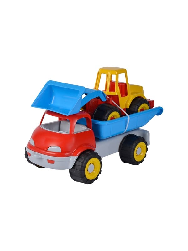 Others Dumptruck med gravemaskine