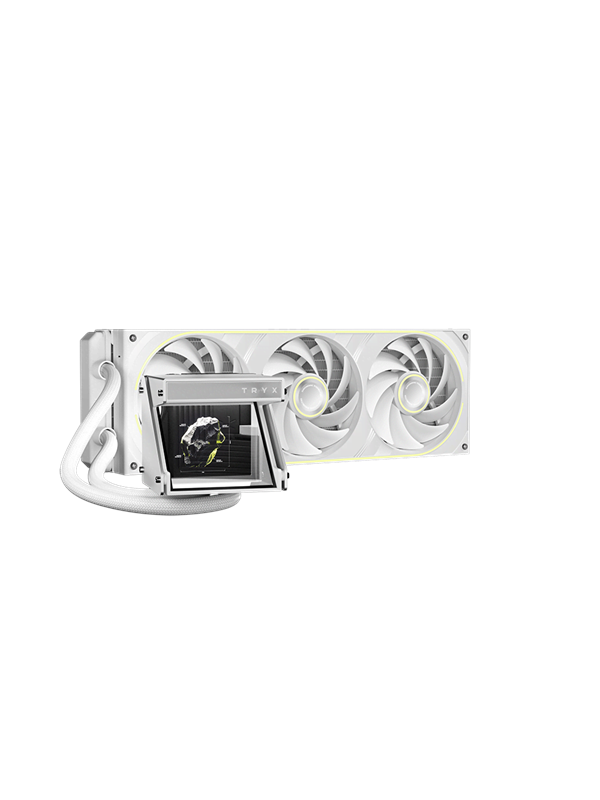 TRYX HOLO ARGB 360mm Liquid Cooler Hvid CPU Køler - GEEKD.dk