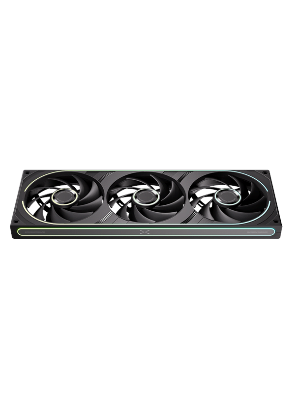 Tryx FOBR ARGB 360 Fan Black - 120mm - Sort med RGB LED lys
