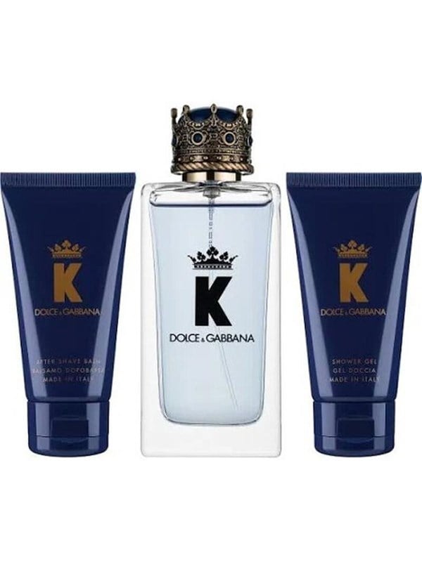 Dolce & Gabbana K Giftset 200 ml Edt Spray 100ml/After Shave Balm 50ml/Shower Gel 50ml